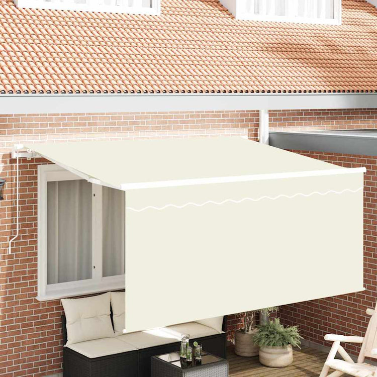 Vidaxx faltbarer Sonnenschirm Creme 300 x 200 cm