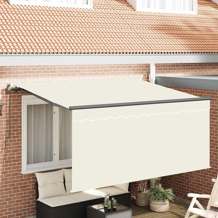 Vidaxx faltbarer Sonnenschirm Creme 300 x 200 cm
