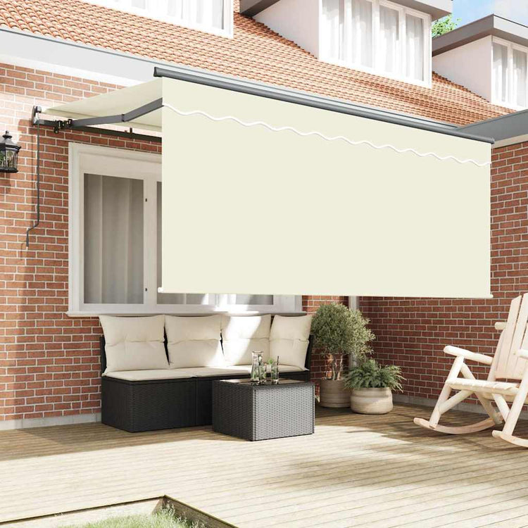 Vidaxx faltbarer Sonnenschirm Creme 300 x 200 cm