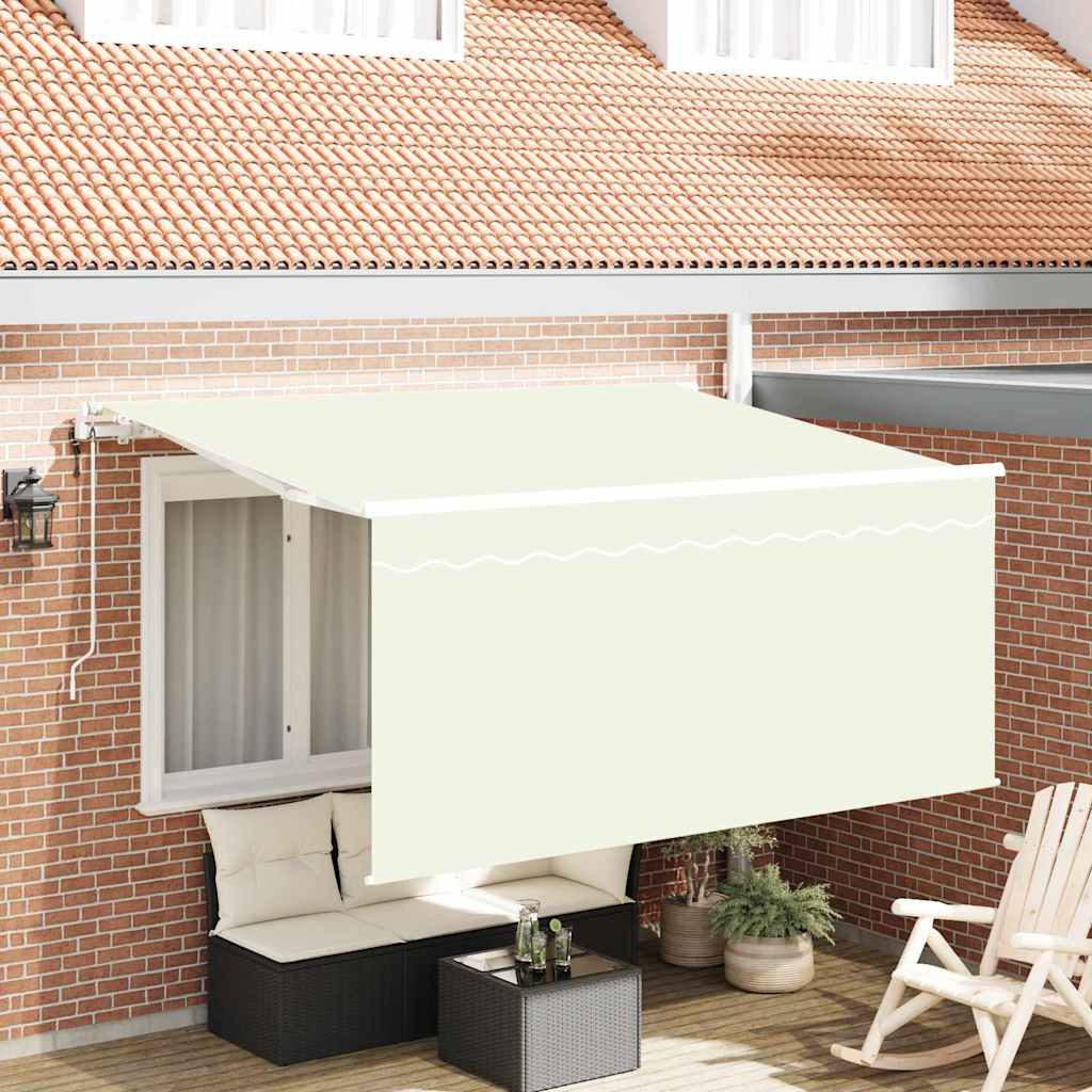 Vidaxx faltbarer Sonnenschirm Creme 300 x 200 cm