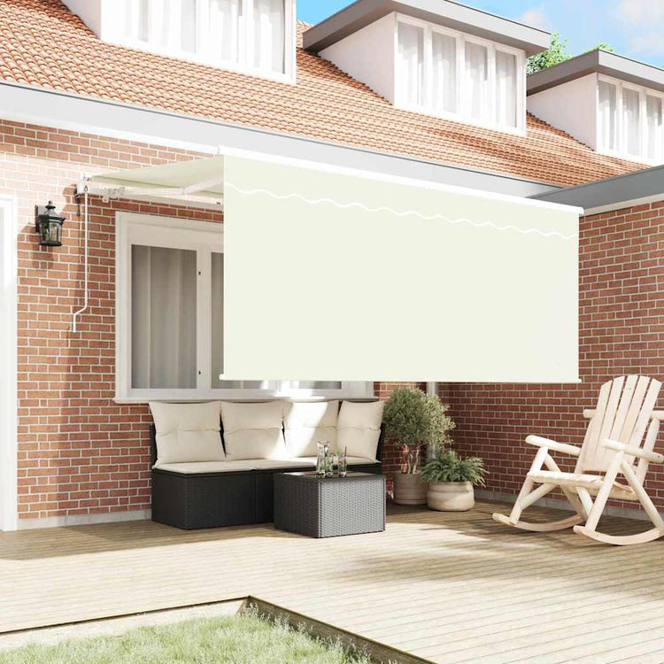 Vidaxx faltbarer Sonnenschirm Creme 300 x 200 cm
