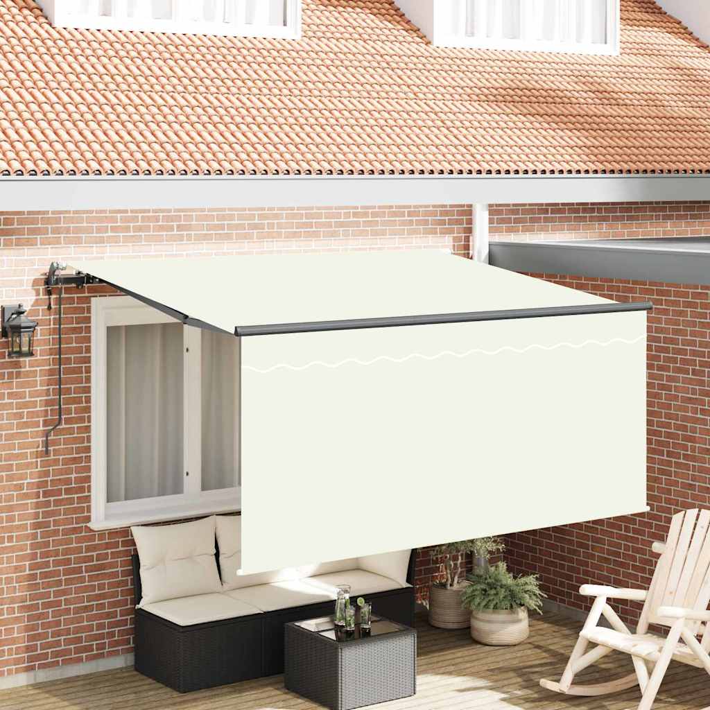 Vidaxx faltbarer Sonnenschirm creme 300 x 200 cm Stoff