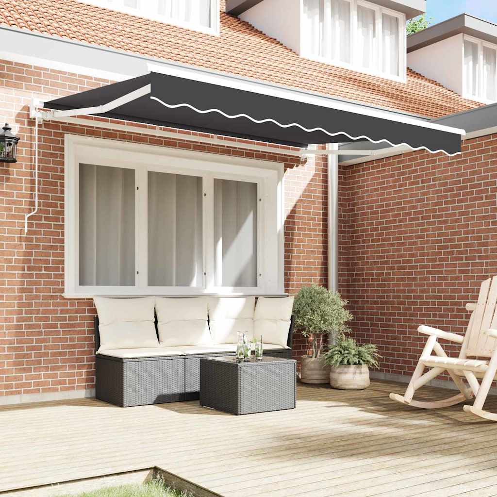 Vidaxx faltbare Markise Anthrazit 300 x 200 cm