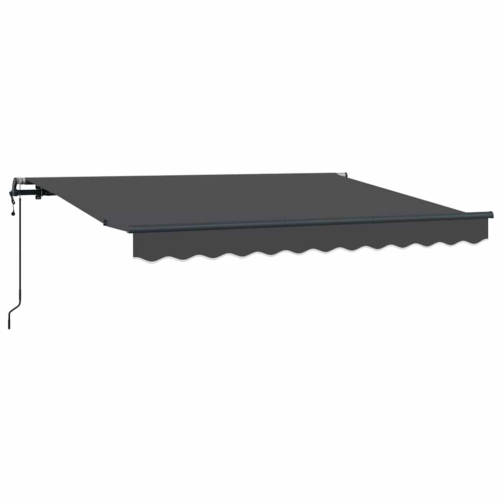 Vidaxx faltbare Markise Anthrazit 300 x 200 cm Stoff