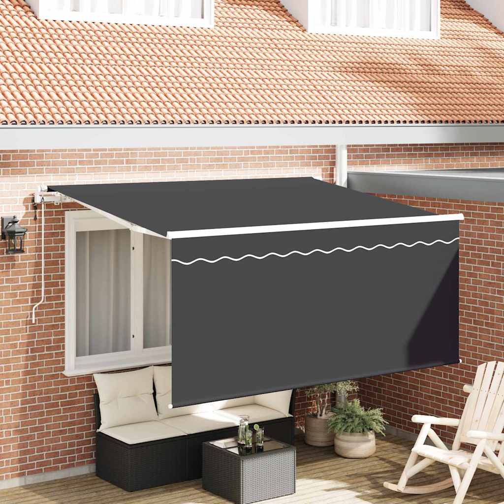 Vidaxx faltbare Markise Anthrazit 300 x 200 cm