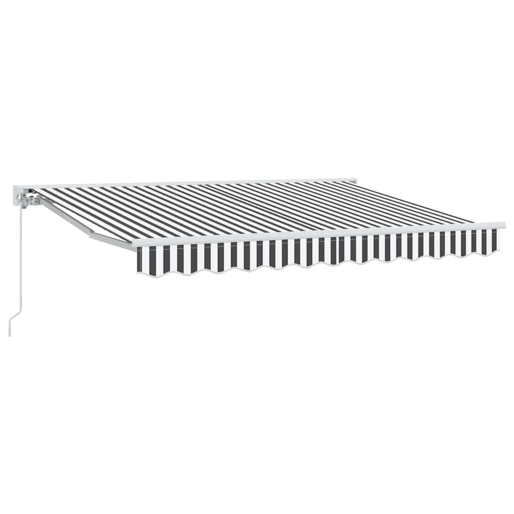 Vidaxx faltbarer Sonnenschirm Anthrazit und Weiß 300 x 200 cm