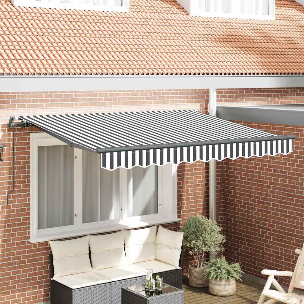 Vidaxx faltbare Markise Anthrazit 300 x 200 cm Stoff