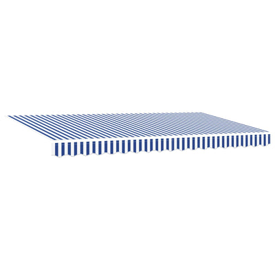 Vidaxx faltbarer Sonnenschirm blau 350 x 200 cm Stoff