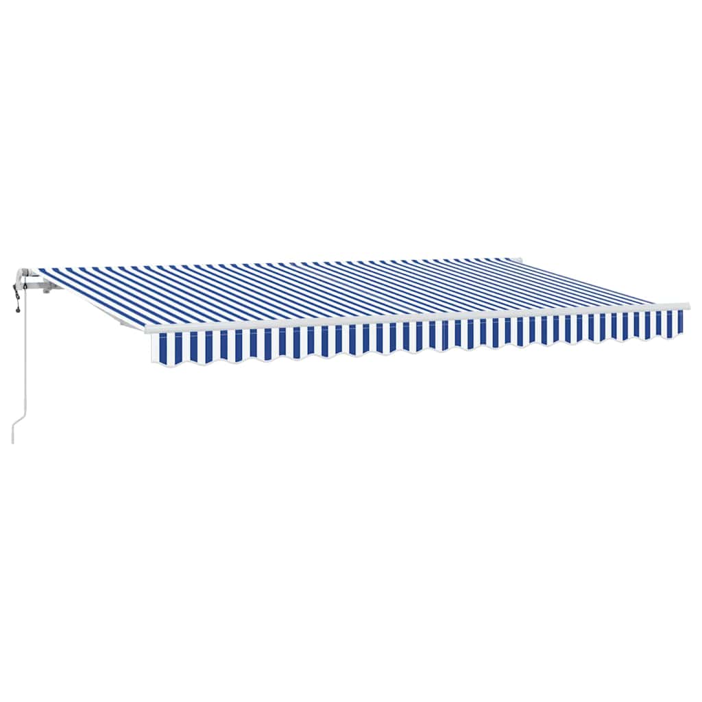 Vidaxx faltbarer Sonnenschirm blau 350 x 200 cm Stoff