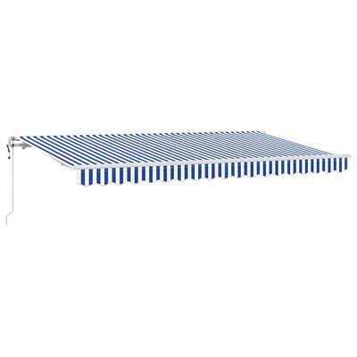 Vidaxx faltbarer Sonnenschirm blau 350 x 200 cm Stoff