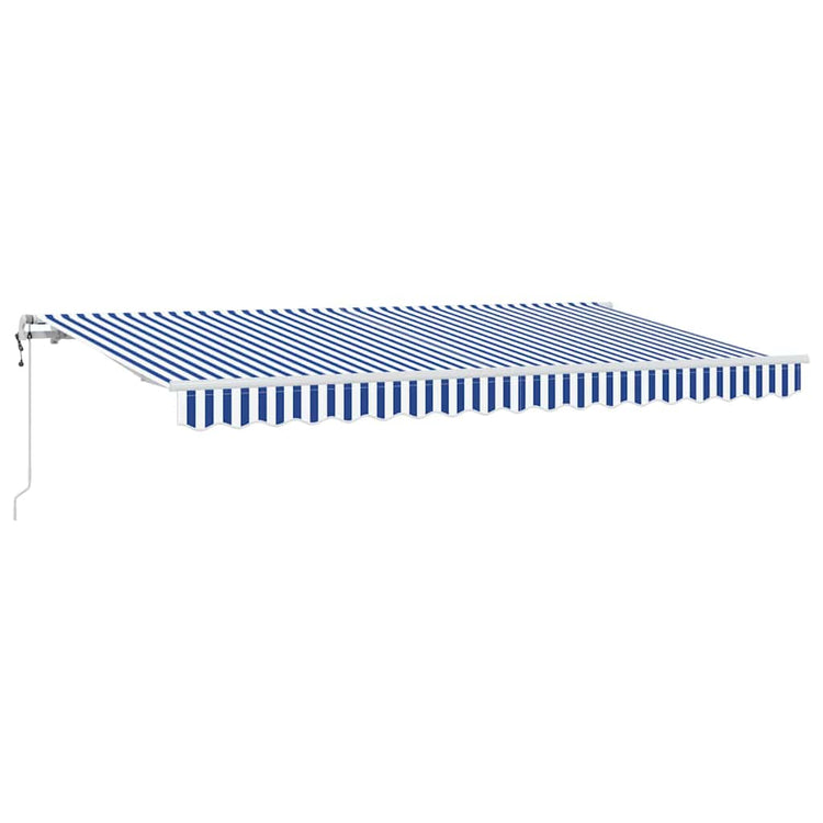Vidaxx faltbarer Sonnenschirm blau 350 x 200 cm Stoff