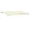 Vidaxx faltbarer Sonnenschirm Creme 350 x 200 cm Stoff
