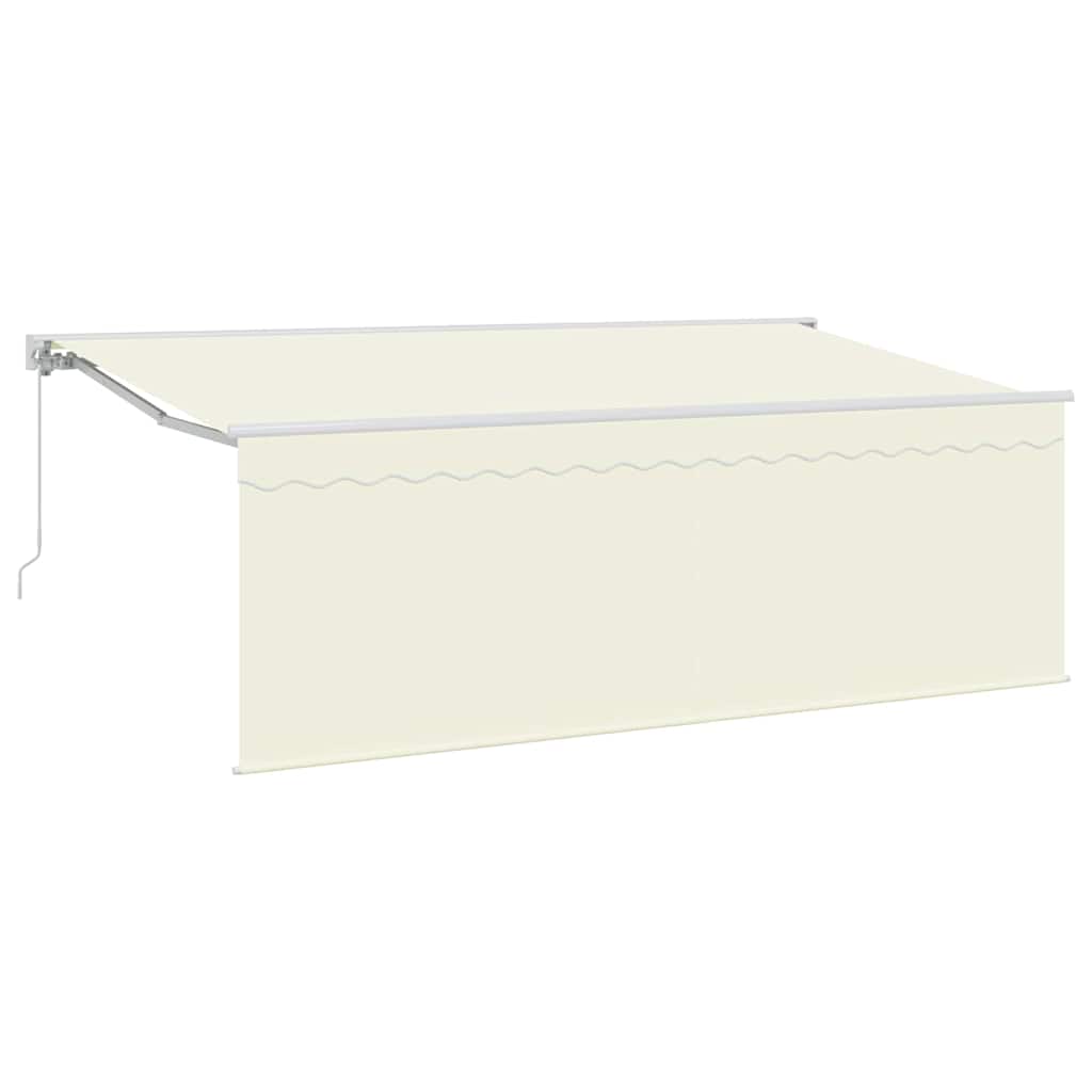 Vidaxx faltbarer Sonnenschirm Creme 350 x 200 cm