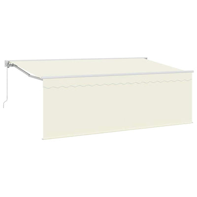 Vidaxx faltbarer Sonnenschirm Creme 350 x 200 cm