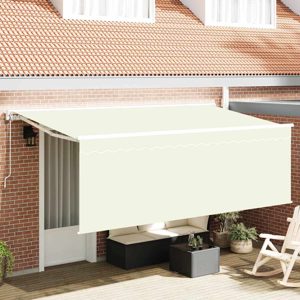 Vidaxx faltbarer Sonnenschirm Creme 350 x 200 cm