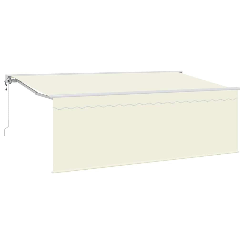 Vidaxx faltbarer Sonnenschirm Creme 350 x 200 cm