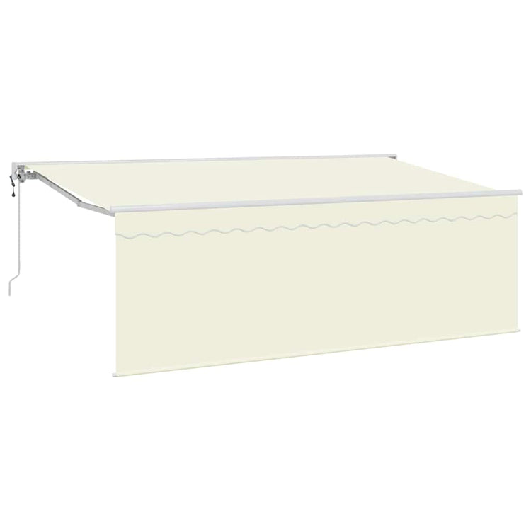 Vidaxx faltbarer Sonnenschirm Creme 350 x 200 cm