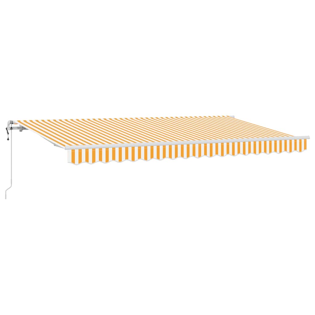 Vidaxx faltbarer Sonnenschirm gelb 350 x 200 cm Stoff