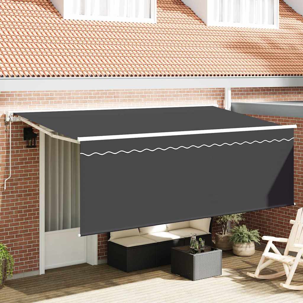 Vidaxx faltbare Markise Anthrazit 350 x 200 cm