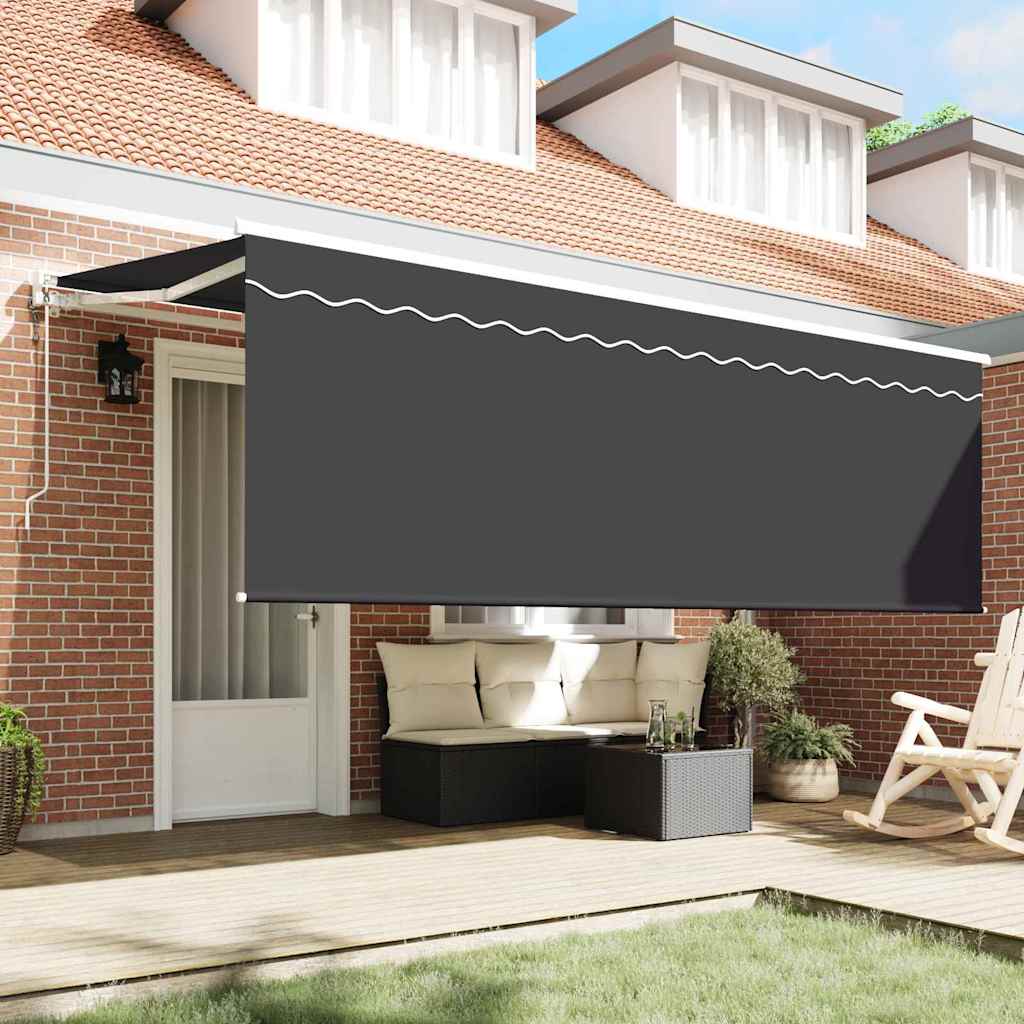 Vidaxx faltbare Markise Anthrazit 350 x 200 cm