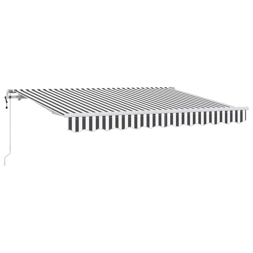 Vidaxx faltbare Markise Anthrazit 350 x 200 cm Stoff