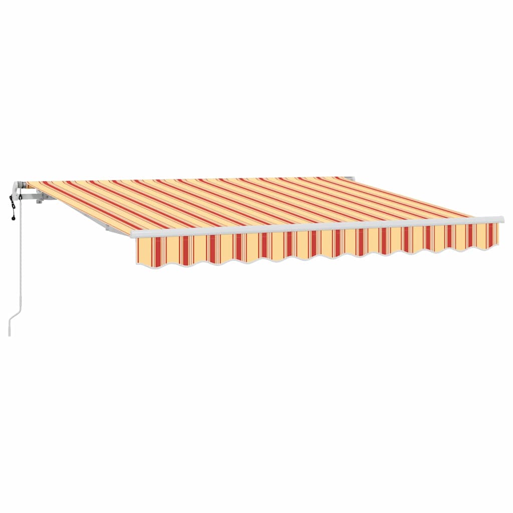 Vidaxx faltbarer Sonnenschirm gelb 350 x 200 cm Stoff