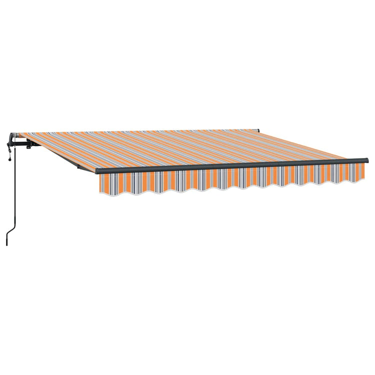 Vidaxx faltbarer Sonnenschirm mehrfarbig 350 x 200 cm Stoff