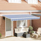 Vidaxx faltbarer Sonnenschirm blau 400 x 200 cm Stoff