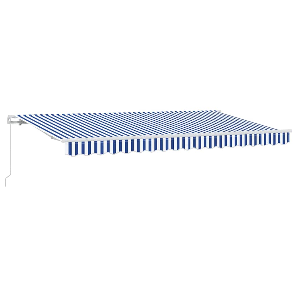Vidaxx faltbarer Sonnenschirm blau 400 x 200 cm Stoff