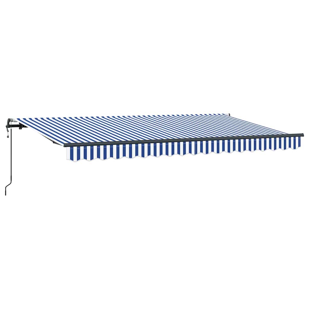 Vidaxx faltbarer Sonnenschirm blau 400 x 200 cm Stoff