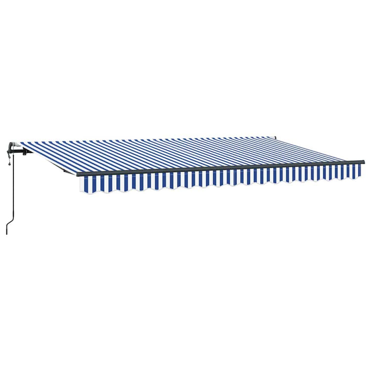 Vidaxx faltbarer Sonnenschirm blau 400 x 200 cm Stoff