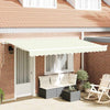 Vidaxx faltbarer Sonnenschirm creme 400 x 200 cm Stoff