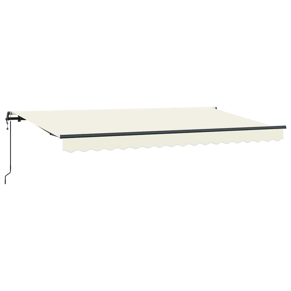 Vidaxx faltbarer Sonnenschirm creme 400 x 200 cm Stoff