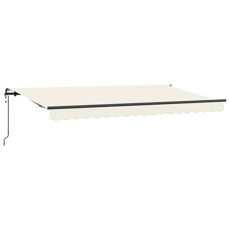Vidaxx faltbarer Sonnenschirm creme 400 x 200 cm Stoff
