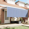 Vidaxx faltbarer Sonnenschirm blau und weiß 400 x 200 cm