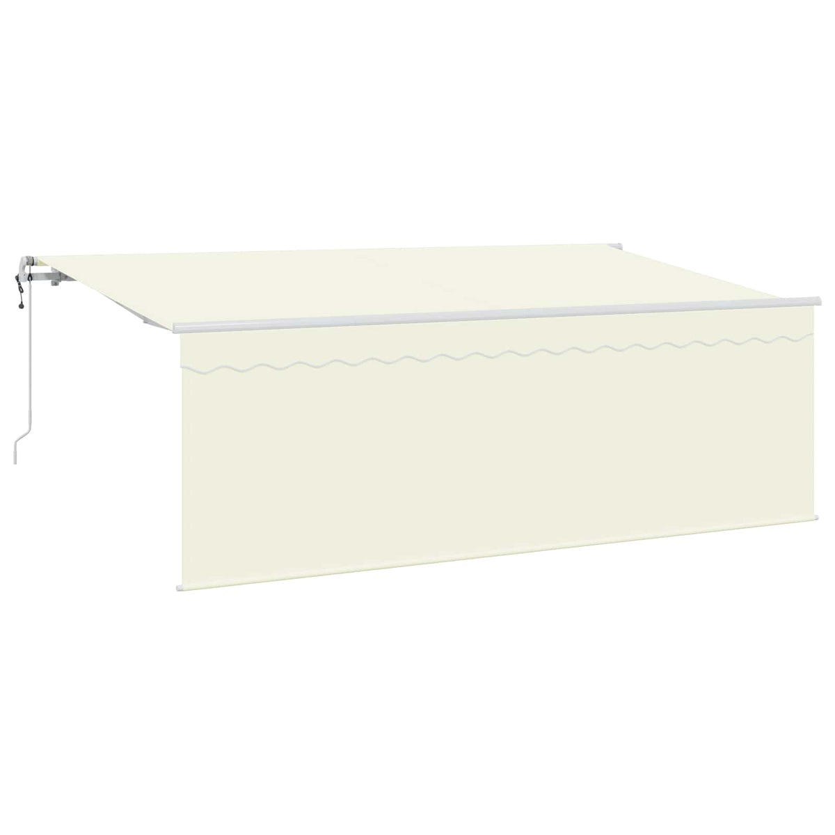 Vidaxx faltbarer Sonnenschirm Creme 400 x 200 cm