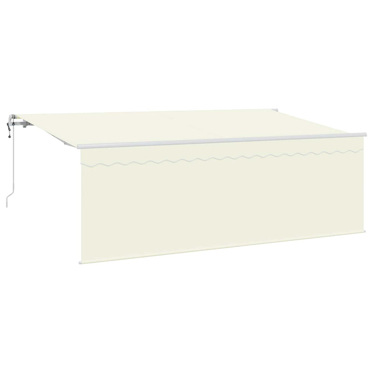 Vidaxx faltbarer Sonnenschirm Creme 400 x 200 cm