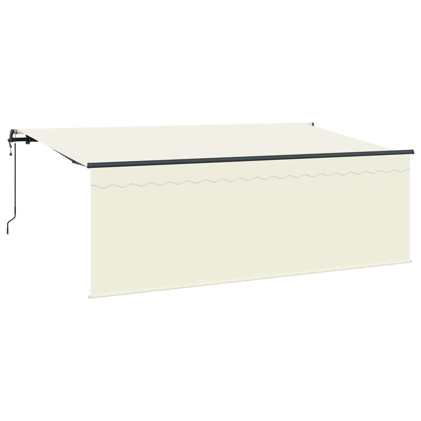 Vidaxx faltbarer Sonnenschirm Creme 400 x 200 cm