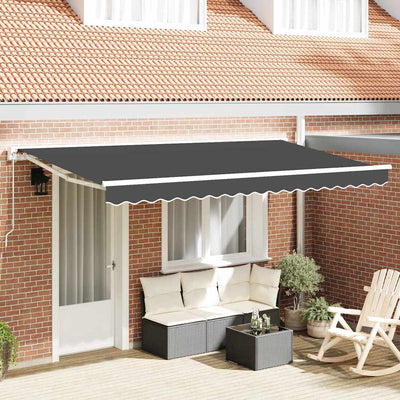 Vidaxx faltbare Markise Anthrazit 400 x 200 cm