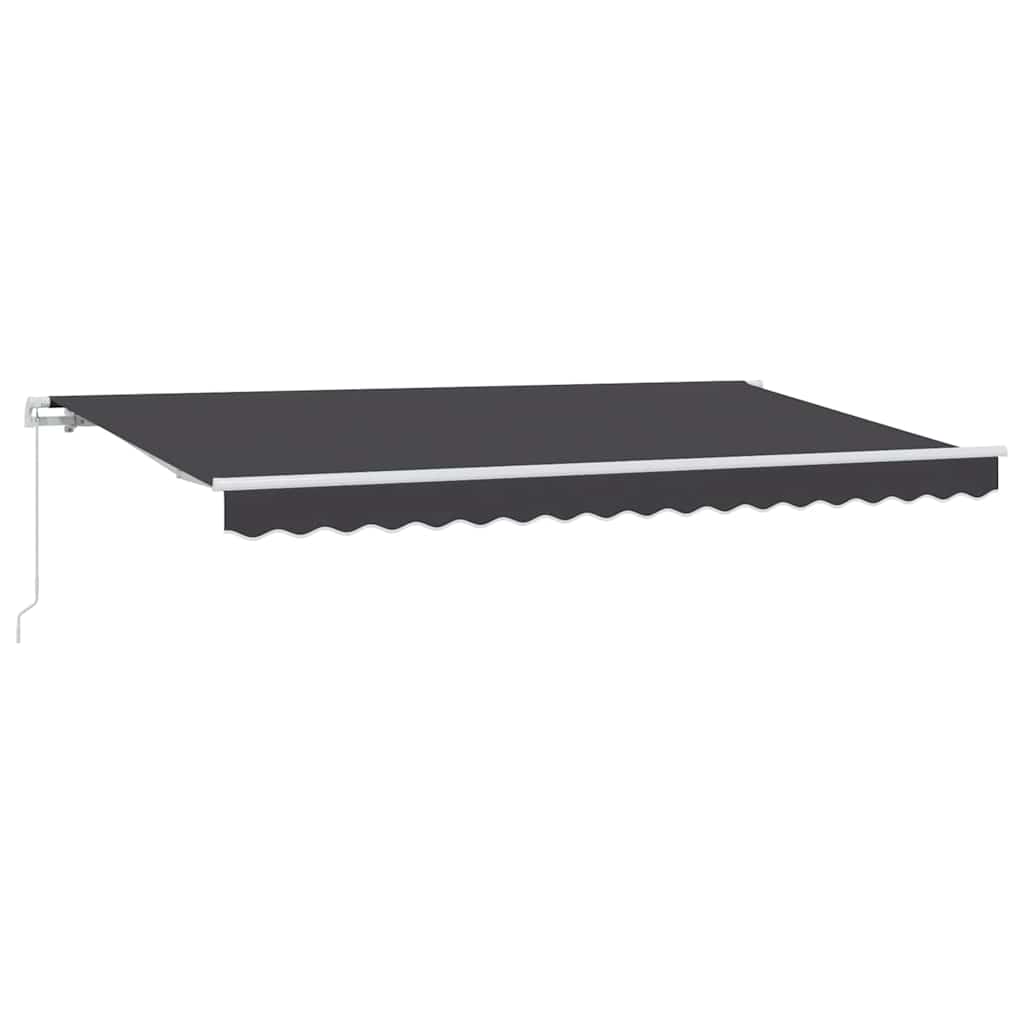 Vidaxx faltbare Markise Anthrazit 400 x 200 cm Stoff