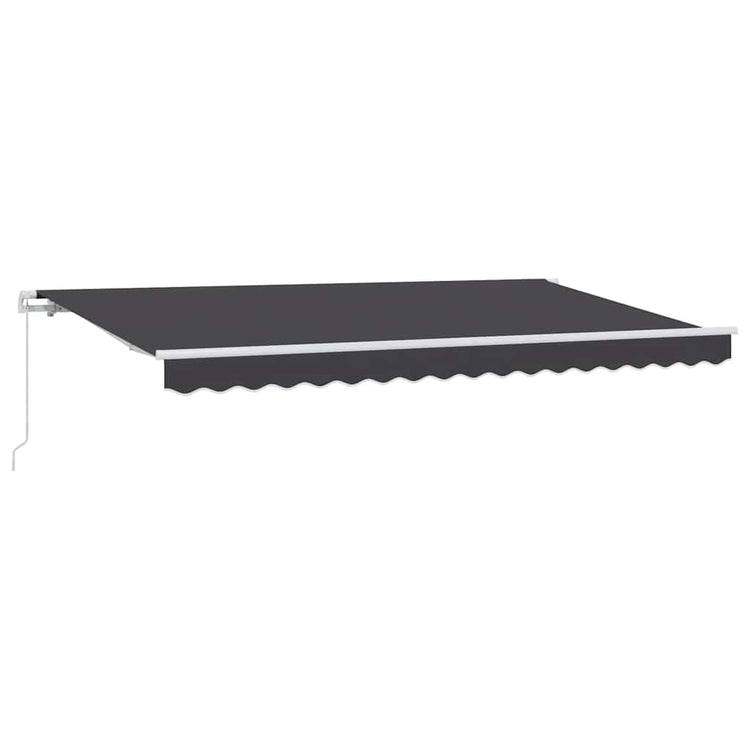 Vidaxx faltbare Markise Anthrazit 400 x 200 cm Stoff