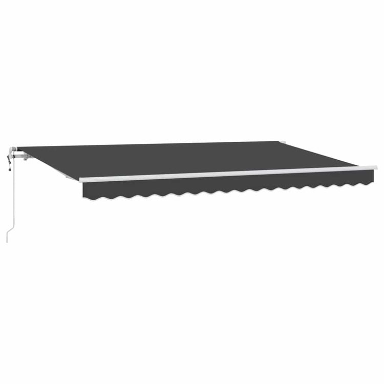 Vidaxx faltbare Markise Anthrazit 400 x 200 cm Stoff