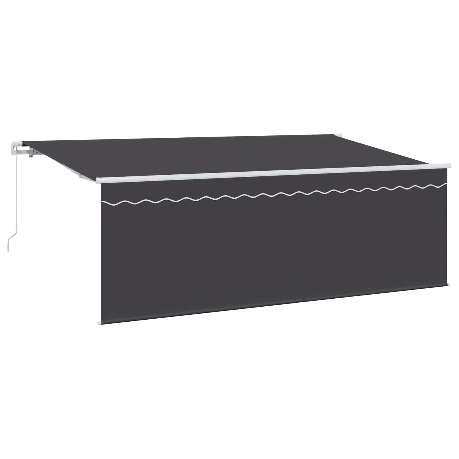 Vidaxx faltbare Markise Anthrazit 400 x 200 cm