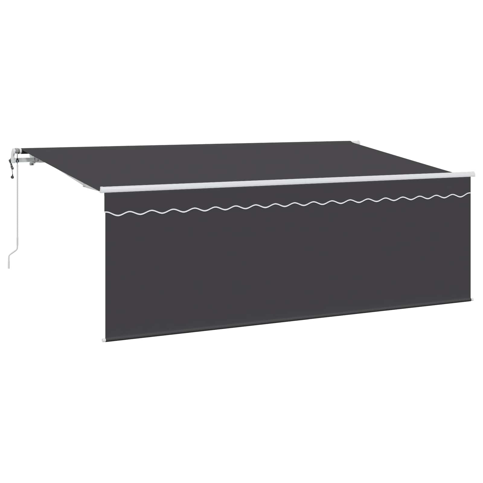 Vidaxx faltbare Markise Anthrazit 400 x 200 cm