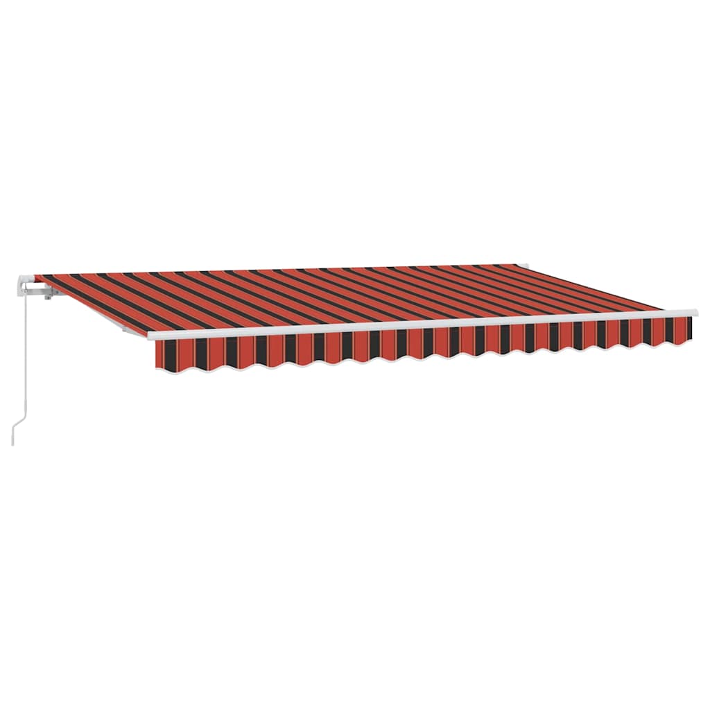 Vidaxx faltbarer Sonnenschirm orange 400 x 200 cm Stoff