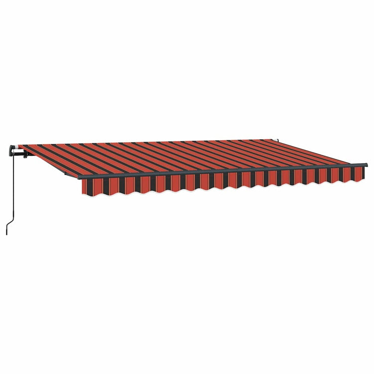 Vidaxx faltbarer Sonnenschirm orange 400 x 200 cm Stoff