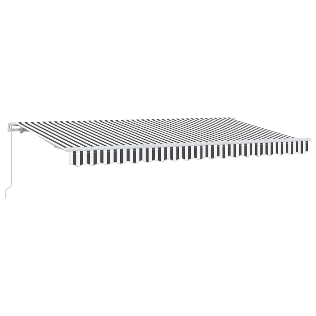 Vidaxx faltbare Markise Anthrazit 400 x 200 cm Stoff