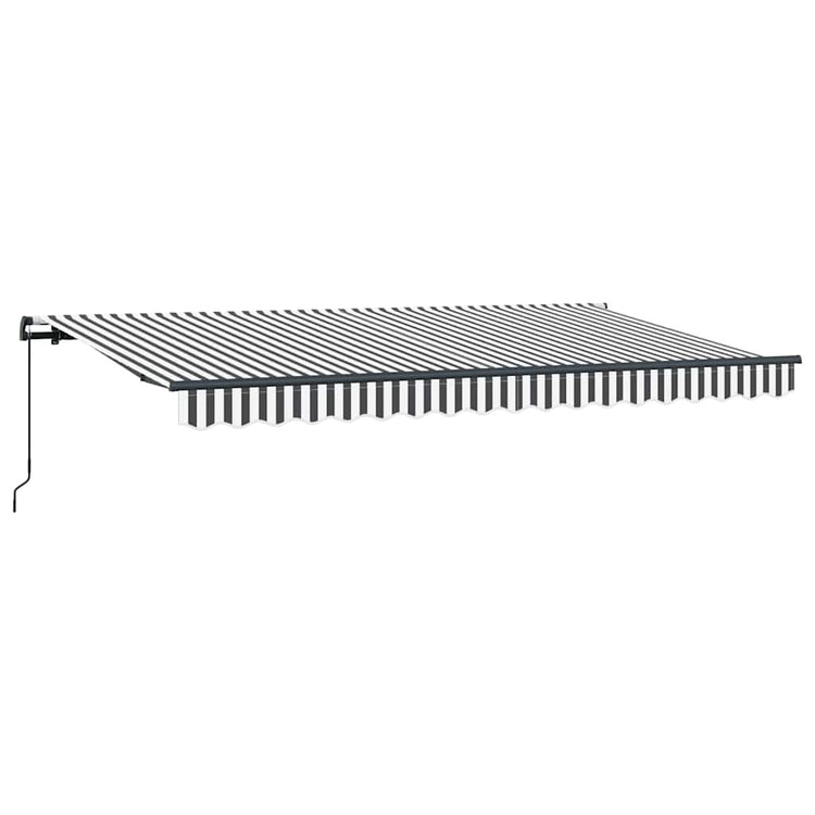 Vidaxx faltbare Markise Anthrazit 400 x 200 cm Stoff