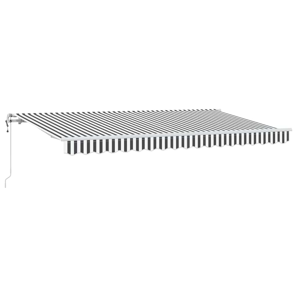 Vidaxx faltbare Markise Anthrazit 400 x 200 cm Stoff