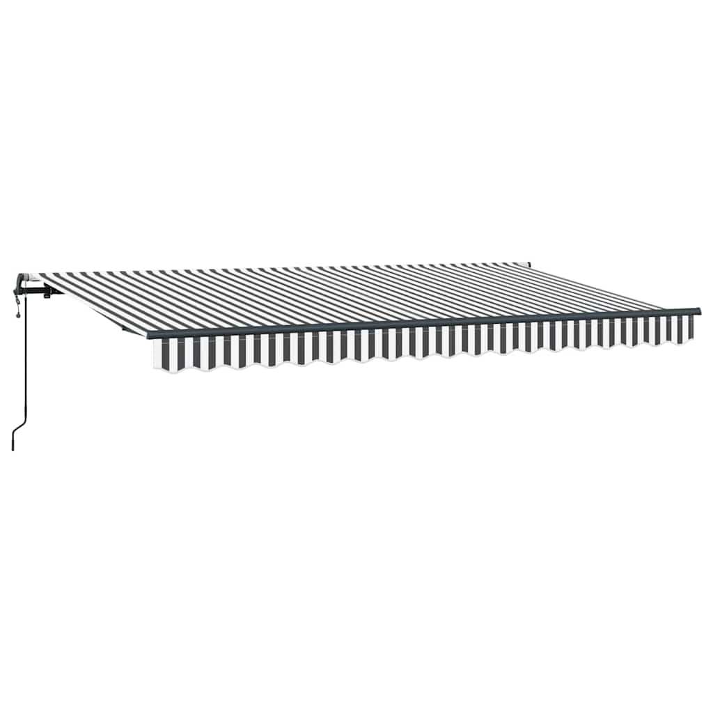 Vidaxx faltbare Markise Anthrazit 400 x 200 cm Stoff